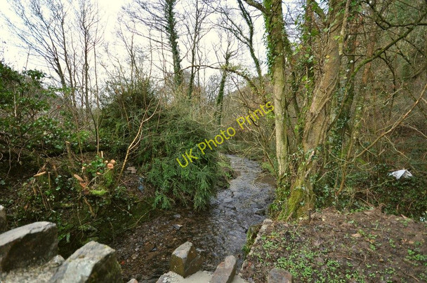 Photo 6"x4" Looking downstream on Knowl Water from a bridge near Whitehall Mill Whitehall\/SS5337 c2011