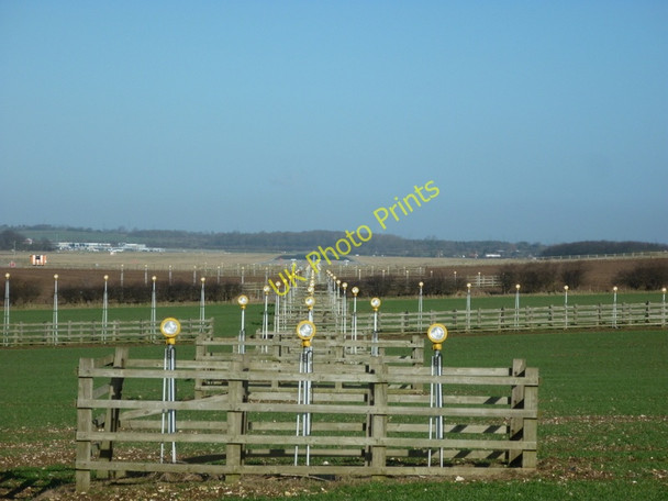 Photo 6"x4" The landing lights at Humberside Airport Melton Ross c2011