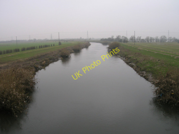 Photo 6"x4" River Aire from Carlton Bridge Snaith c2011