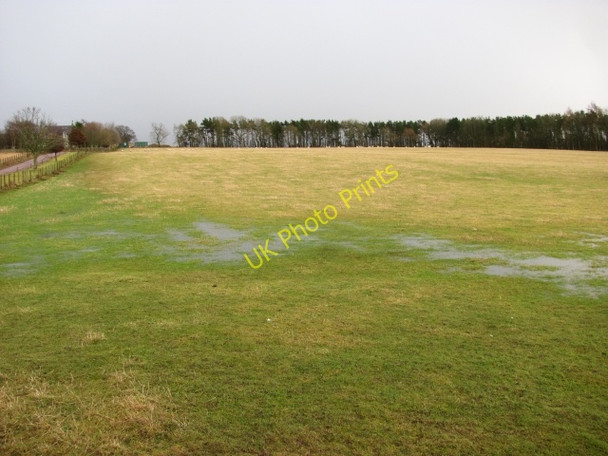 Photo 6"x4" Flooded field,Park Carnwath c2011