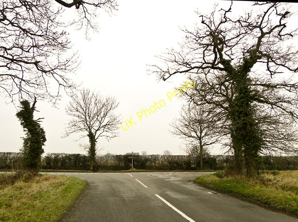 Photo 6"x4" Junction with Rendham Road at Rendham Curlew Green c2011