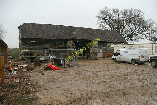 Photo 6"x4" Barn at Castle Farm Newbury\/SU4767 c2011