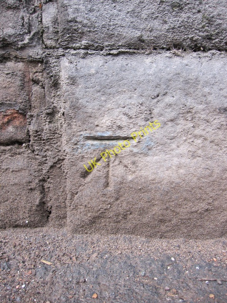 Photo 6"x4" Bench mark on Chester Road bridge Neston\/SJ2877 c2011