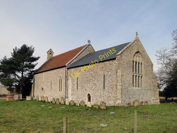 Photo 6"x4" Horningtoft St Edmund's church Horningtoft c2010