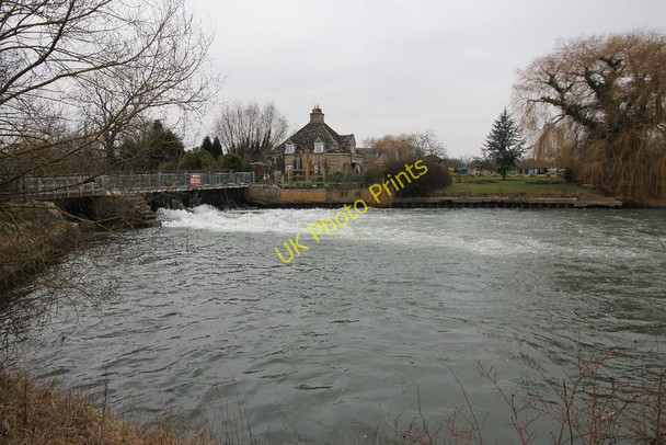Photo 6"x4" Across the weir pool Buckland Marsh c2011