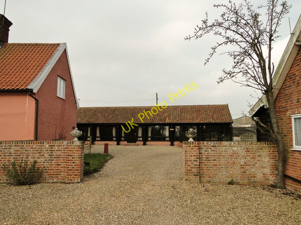 Photo 6"x4" Converted barn at Colston Hall Bruisyard c2011
