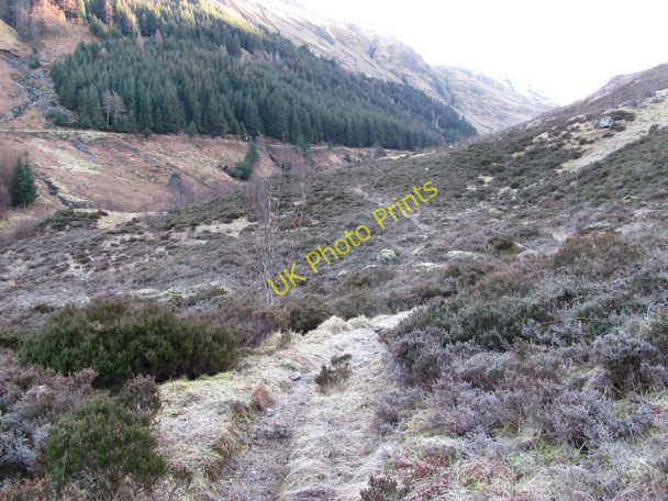 Photo 6"x4" Path in Gleann Ch\u00c3\u00b2inneachain Carn-gorm c2011