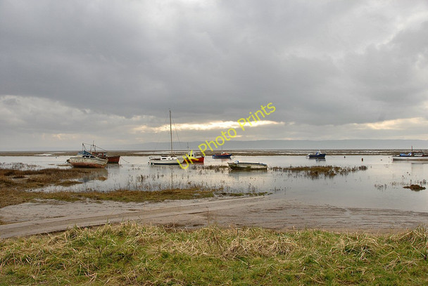 Photo 6"x4" Spring Tide on the Slipway Heswall c2011