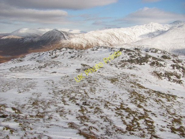Photo 6"x4" Summit area, Carn na Saobhie Creag na Saobhie c2011