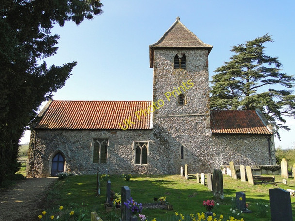Photo 6"x4" Newton St Mary and All Saints' church Newton\/TF8315 c2010