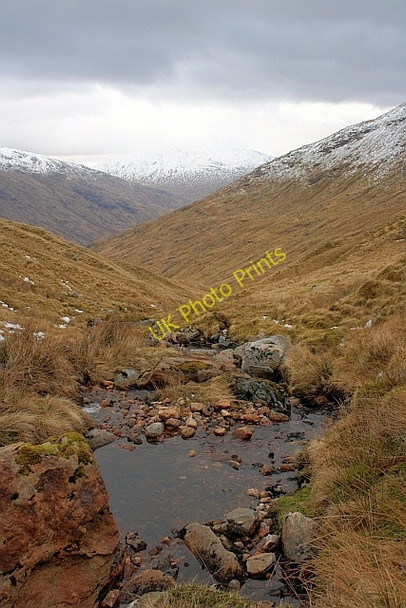 Photo 6"x4" Allt Coire an  Eich Meall nan Spardan c2011
