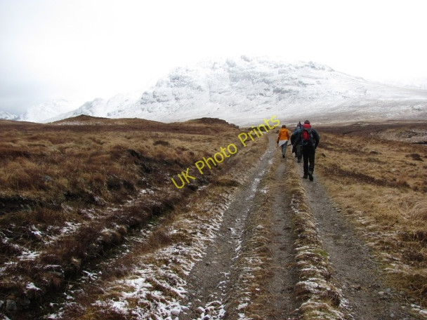Photo 6"x4" Road to Lochan na h-Earba Torgulbin c2011