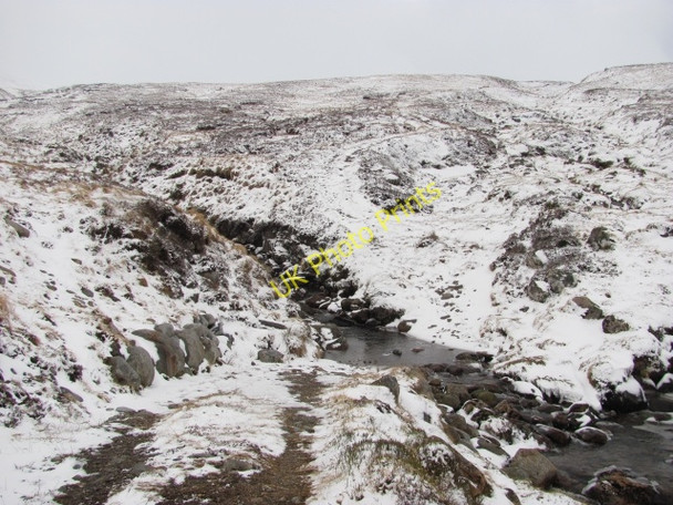 Photo 6"x4" Path crossing Allt Coire Pitridh Allt Coire Pitridh c2011