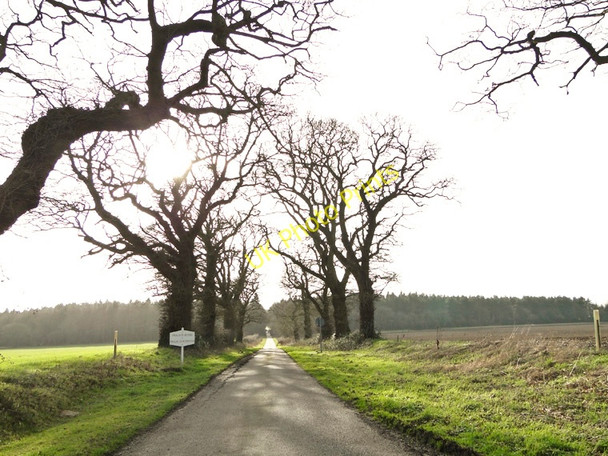 Photo 6"x4" Private Road - Public Footpath at Rougham, Norfolk Rougham\/TF8320 c2011