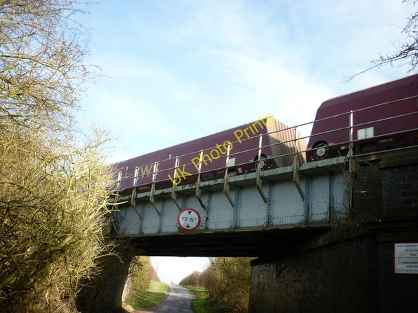 Photo 6"x4" The rail bridge on Marton Lane Hibaldstow c2011