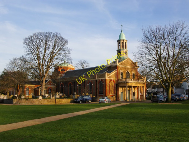 Photo 6"x4" St Anne's Church, Kew Green: view from the north-west Brentford c2011
