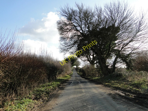 Photo 6"x4" Blaxhall Road south of Friday Street, Farnham Friday Street\/TM3760 c2011