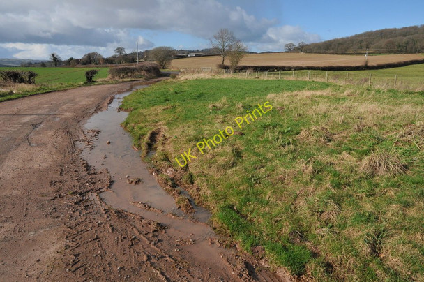Photo 6"x4" Layby on the B4348 Kerry's Gate c2011