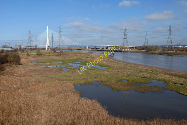 Photo 6"x4" Dee Bridge Connah's Quay c2011
