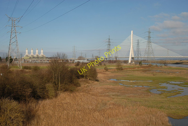 Photo 6"x4" The Dee Bridge Connah's Quay c2011