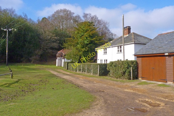 Photo 6"x4" House on the Southern edge of Burley Bisterne Close c2011