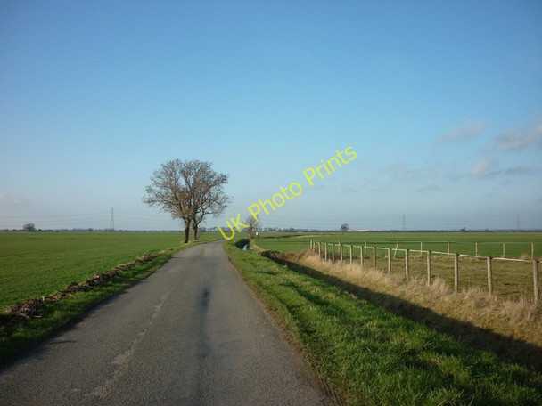 Photo 6"x4" North along Faxfleet Lane, East Yorkshire Faxfleet c2011