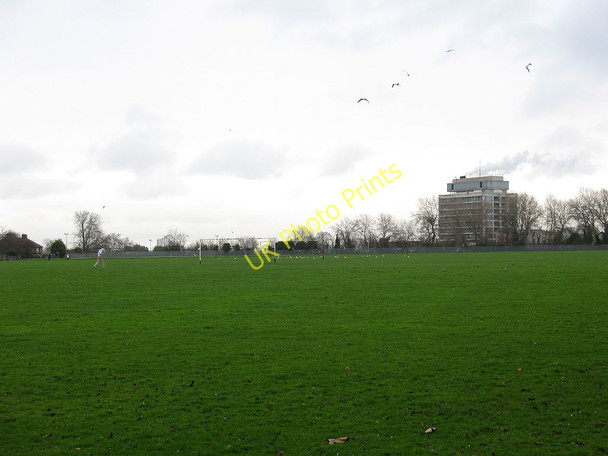 Photo 6"x4" Hornfair Park: football pitches Greenwich\/TQ3977 c2011
