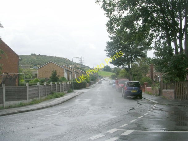 Photo 6"x4" Whitwell Green Lane - Elland Lane - on a rainy day! Elland c2009
