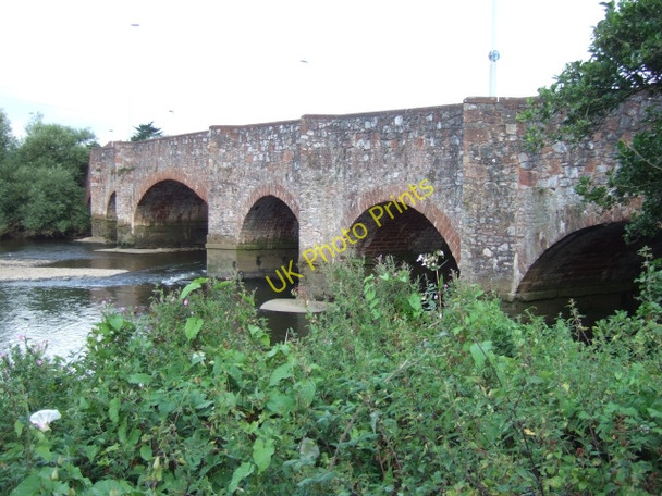 Photo 6"x4" Countess Wear Bridge Lower Wear c2009 P1