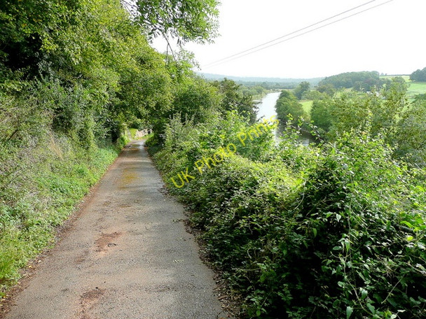 Photo 6"x4" Lane to Altbough Broadway Lands c2009
