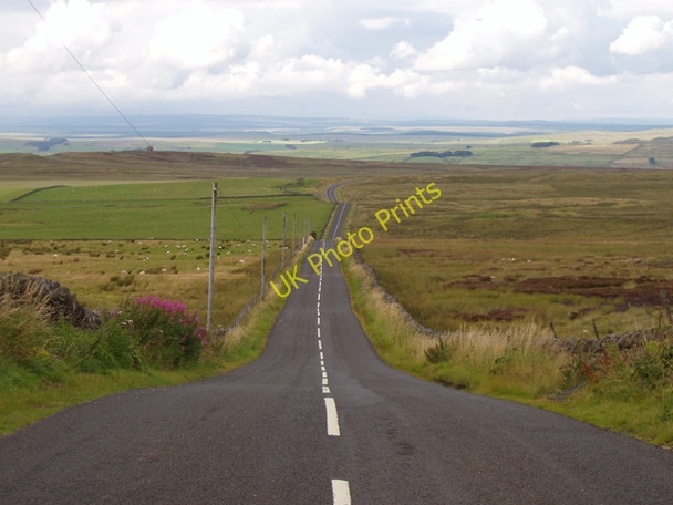 Photo 6"x4" The road across Plenmeller Common Greensike c2009