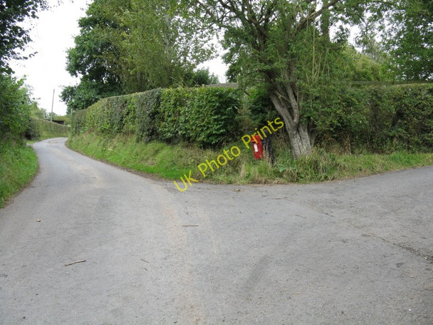 Photo 6"x4" Postbox At The Lane Junction Golder Field c2009