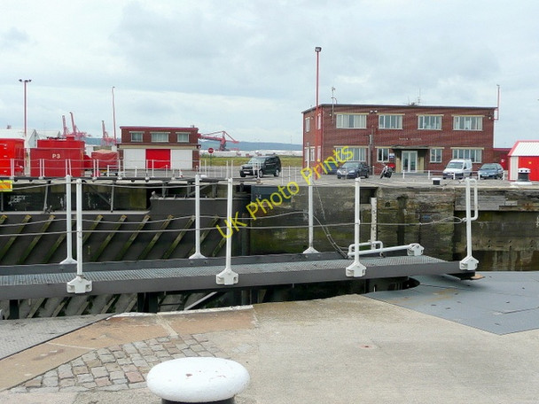 Photo 6"x4" Avonmouth Port entrance infrastructure Avonmouth c2009