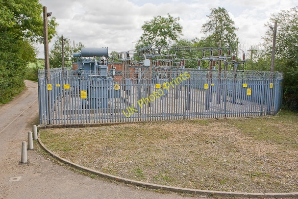 Photo 6"x4" Fordingbridge electricity substation, Puddleslosh Lane Fordingbridge c2009