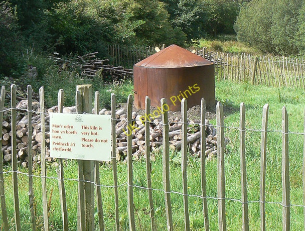 Photo 6"x4" Charcoal kiln on the Aber Falls trail Abergwyngregyn c2009