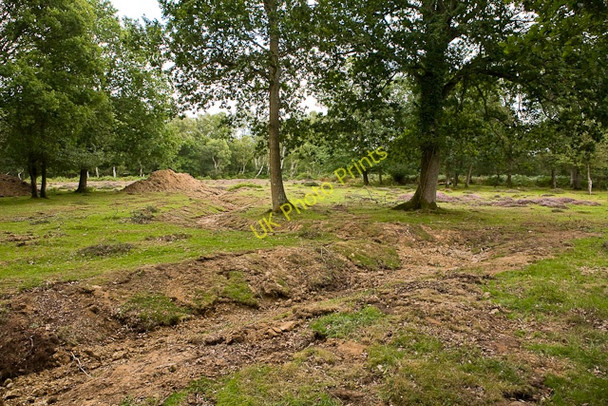Photo 6"x4" Warwickslade Cutting: new meander takes shape Bank\/SU2807 c2009 P1