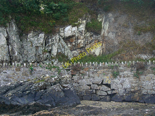 Photo 6"x4" Cliff below Bodlondeb Woods with Pathway Conwy c2009