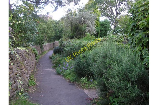 Photo 6"x4" Narrow path leading to St Mary's Church Ilmington c2009