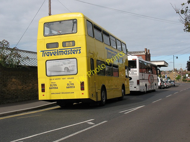 Photo 6"x4" Rail replacement buses at Faversham Faversham c2009