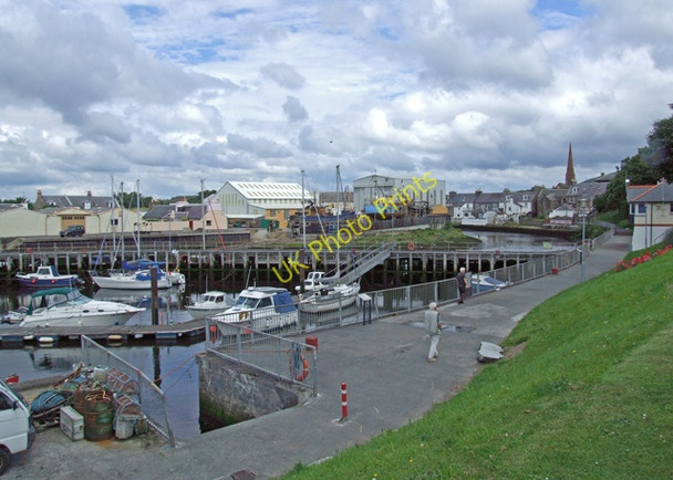 Photo 6"x4" Girvan harbour Girvan c2009