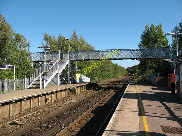 Photo 6"x4" Selling station: footbridge Neames Forstal c2009