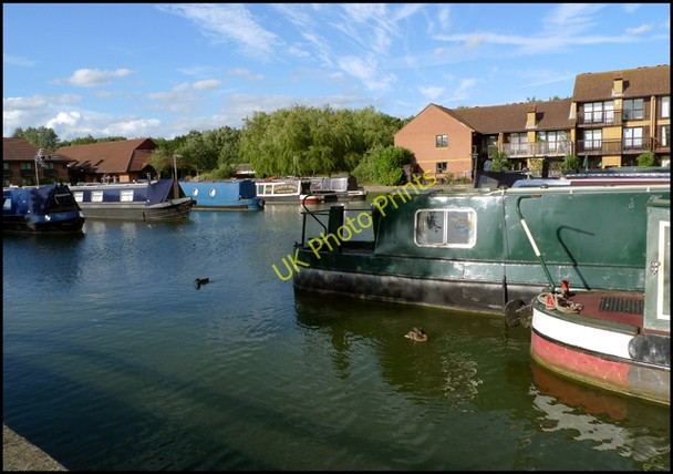 Photo 6"x4" Peartree Bridge Marina Milton Keynes c2009