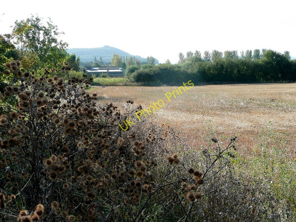Photo 6"x4" Stubble field south of Grafton crossroads Grafton\/SO9837 c2009