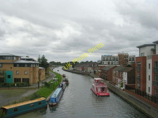 Photo 6"x4" View from University Bridge - Brayford Way Lincoln c2009