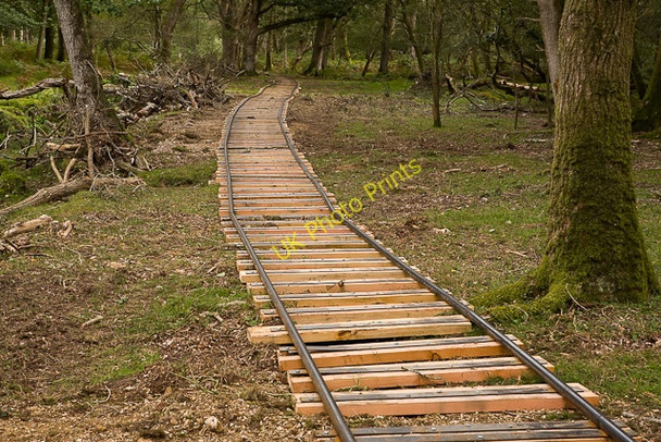Photo 6"x4" Warwickslade Cutting: laying the railway Bank\/SU2807 c2009