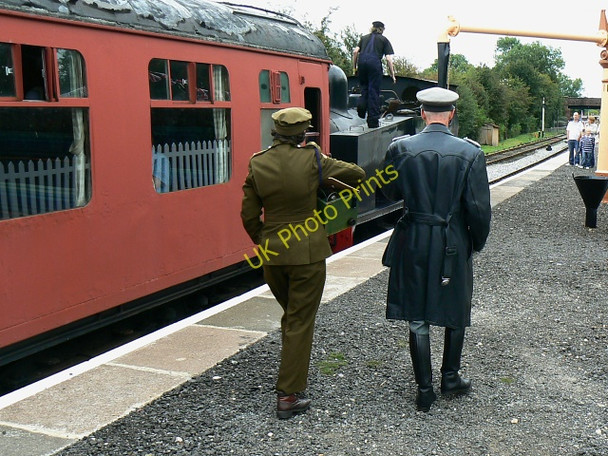 Photo 6"x4" Wartime Weekend 2009 (7), Blunsdon Station Hayes Knoll c2009