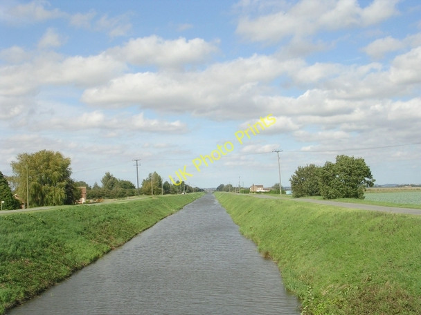 Photo 6"x4" Hobhole Drain - viewed from Lade Bank Pumping Station Lade Bank c2009