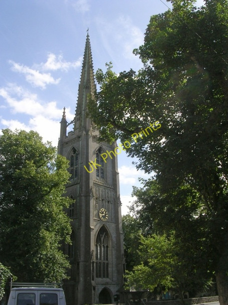 Photo 6"x4" All Saints Tower - High Street Moulton\/TF3024 c2009