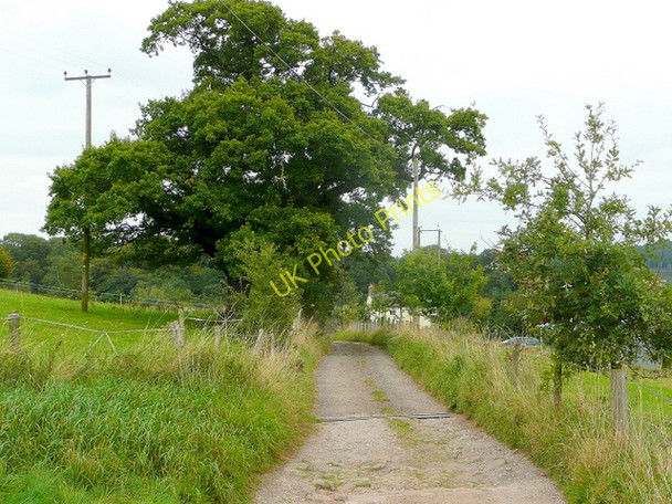 Photo 6"x4" Farm track and footpath Kymin\/SO5212 c2009