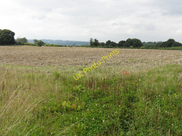 Photo 6"x4" Stubble Field Near Pensax Pensax c2009